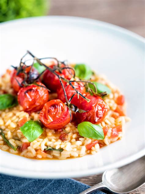 Barley and roasted tomato risotto